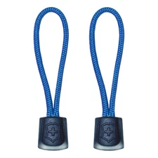 New Victorinox Swiss Army Knife Two-Pack Blue Lanyard / Paracord Zipper Pull Fob