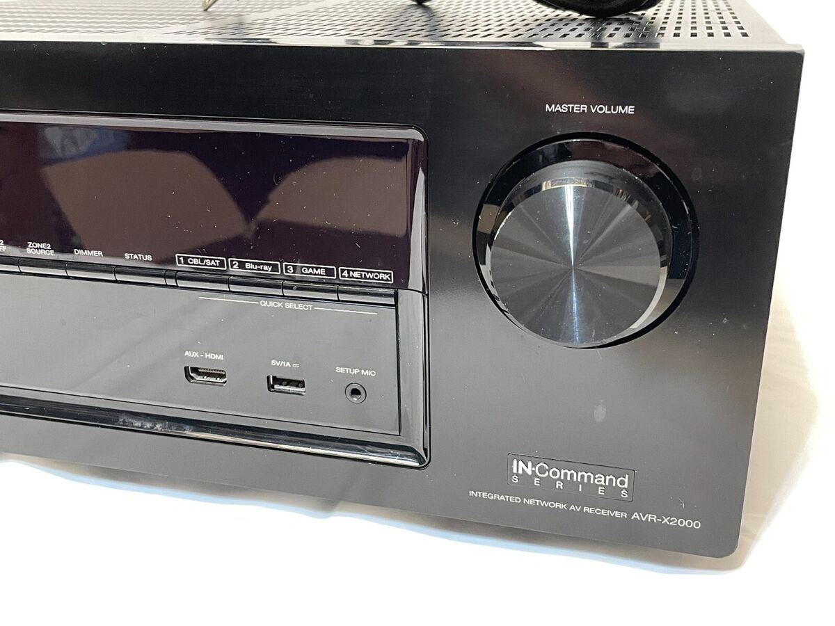 Denon AVR-X2000 7.1 Channel Integrated Network AV Receiver Denon AVR-X2000 7.1 Channel Integrated Network AV Receiver