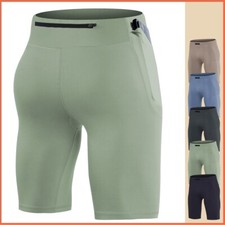 Men Compression Shorts Soft Cool Dry Sport Running Training Tights Short Pants