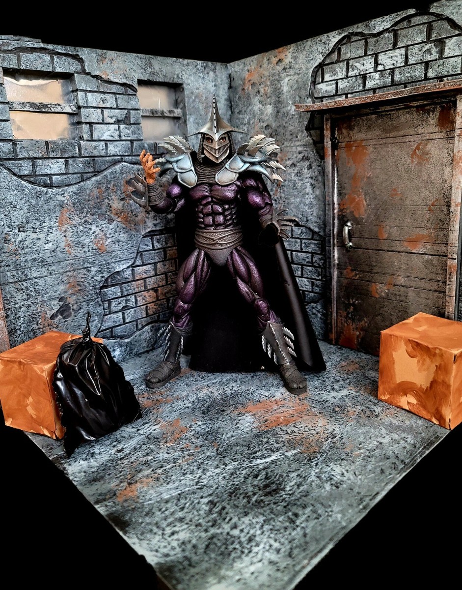 CUSTOM DIORAMA Alley building Marvel legends dc Neca mezco 6