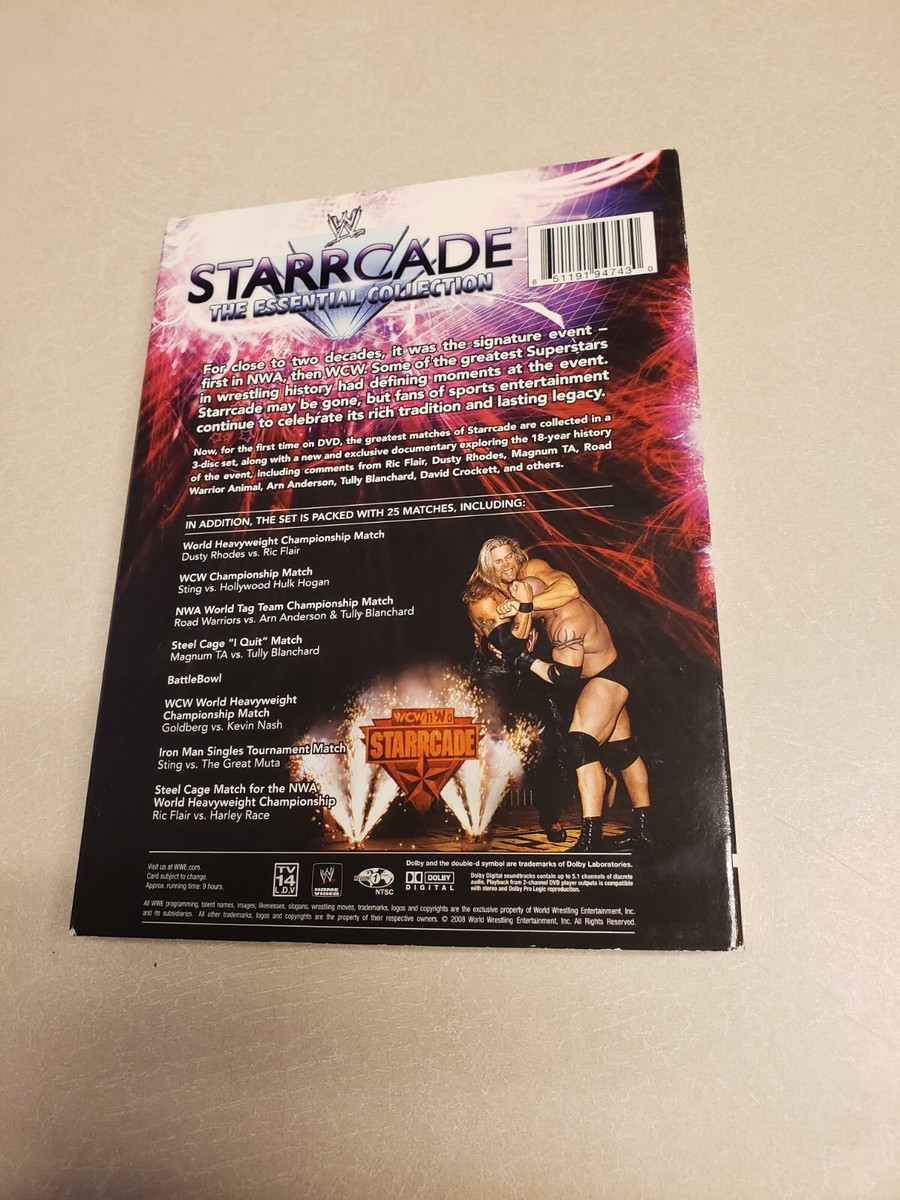 WWE Starrcade - The Essential Collection3DVD Set - NWA WCW Ric
