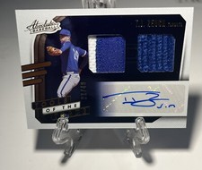 2021 ABSOLUTE TOOLS OF THE TRADE T.J. ZEUCH AUTO JERSEY /49 Patch Auto Blue Jays