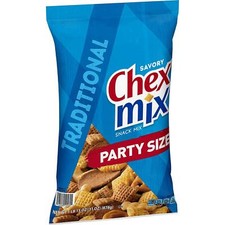 Chex Mix Traditional Savory Snack Mix 40 Ounce Pack of 3
