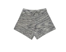 NWT Rylee + Cru Knit Shorts Girls Size 2 - 3Y Heather Slate Elastic Waist