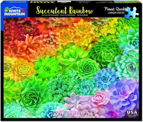 Пазлы White Mountain детские цветы и растения