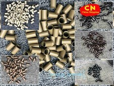 1000PC Extension 6mm Copper Tube Beads Micro Link Rings Lined for Hair Extension