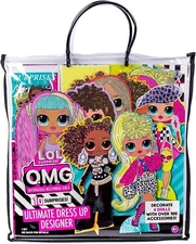 LOL OMG Ultimate Dress Up Designer. Decorate 6 Dolls. 100 Accessories. DIY Kit