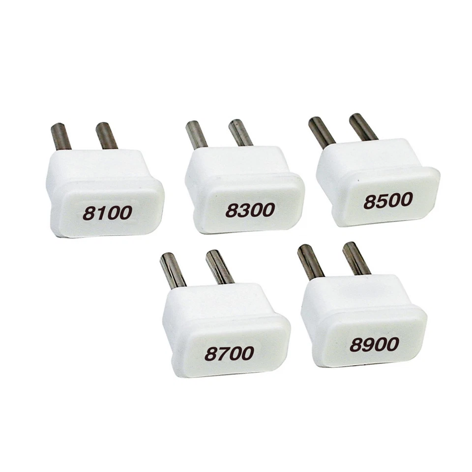 MSD Serie 8100 a 8900 Módulos RPM Blanco Conjunto de Cinco con Incrementos Extraños #87481 Foto 2 de 4