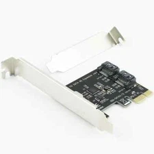 PCIE Pci-e to SATA 3.0 Internal 6Gbps 2Ports Expansion Controller Card Adapter