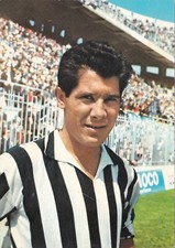 Calcio/Football Cartolina OMAR SIVORI - JUVENTUS Ed. Milano anni '60 originale