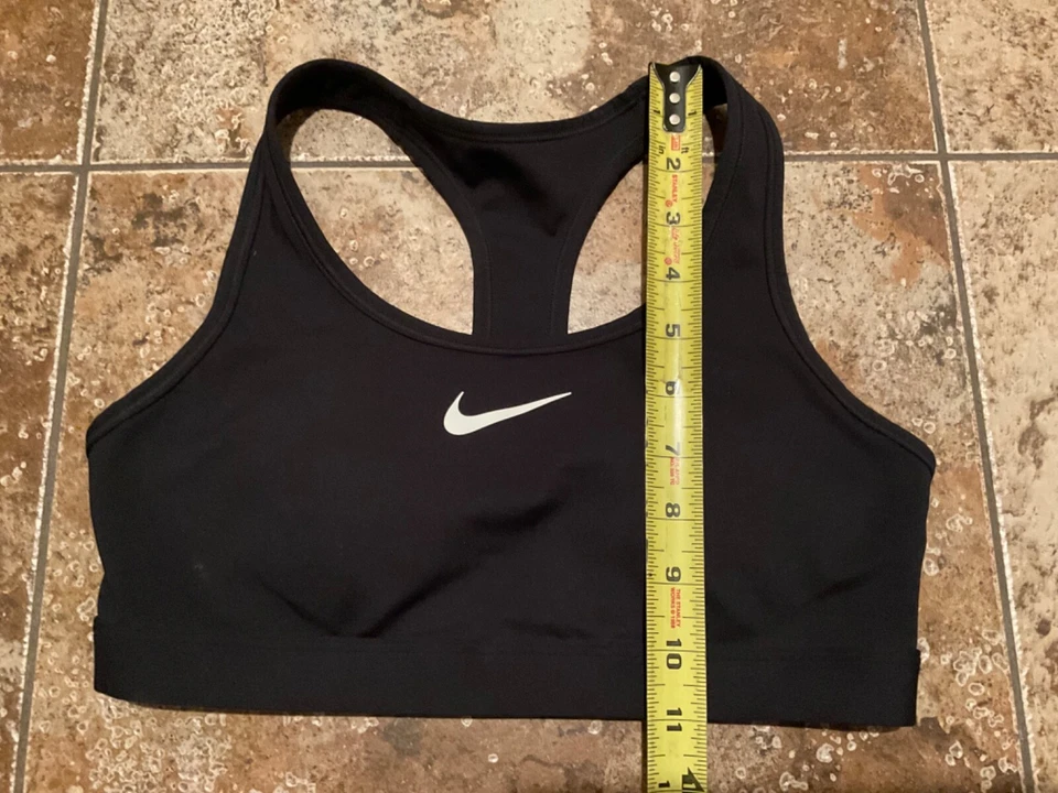 NIKE DRI FIT BLACK SPORTS BRA ( SIZE S) - Image 3 of 4