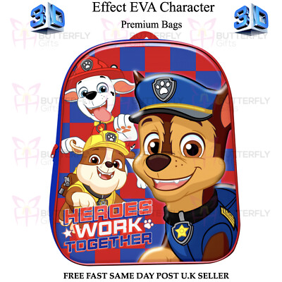 3D Eva Kids Backpack School Bag Official Licensed Characters Back Pack Rucksack | eBay 3D Eva Kids Backpack School Bag Official Licensed Characters Back Pack Rucksack | eBay