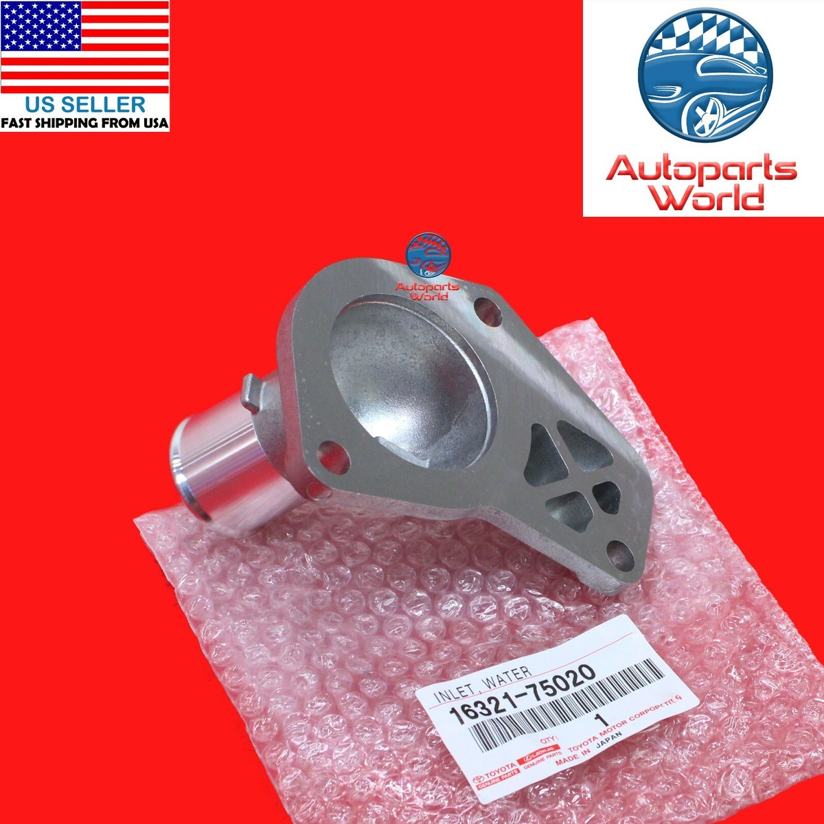 GENUINE OEM TOYOTA TACOMA 4RUNNER 2.7L COOLANT THERMOSTAT HOUSING