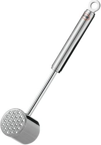 Dual-Sided Heavy Duty Meat Tenderizer Mallet - Ergonomic Stainless Steel Design - Picture 2 of 3