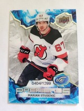 Marian Studenic 2021-22 UD Ice Premieres Rookie Card 404/1299