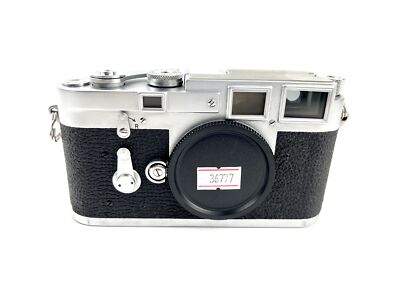Ex Leica M3 Double Stroke Camera Body Silver No.70xxxx First Batch