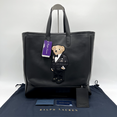 Rare Ralph Lauren Purple Label Polo Bear Tuxedo Bear Leather Rare Ralph Lauren Purple Label Polo Bear Tuxedo Bear Leather