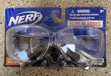 NEW Nerf Elite Safety Glasses Ages 8 Authentic Original For Nerf Battles