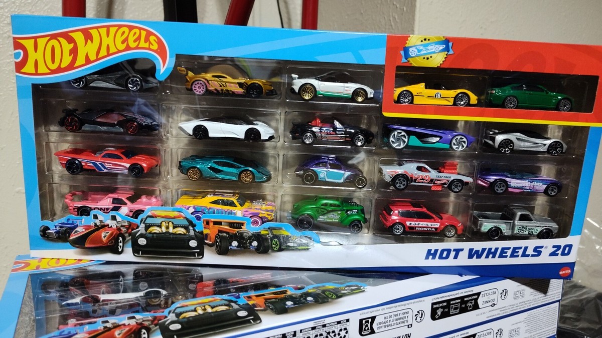 Hot Wheels 20 Vehicle 2023 Toy Car/Truck Set: Assorted Styles and