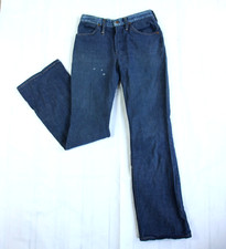 Vintage Wrangler High Waist Mom Jean Medium Wash Straight Leg Jeans 6 1970s