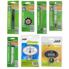 Aquarium Fish Tank Temperature Thermometers Digital & Analogue Stick On &deg;C & &deg;F