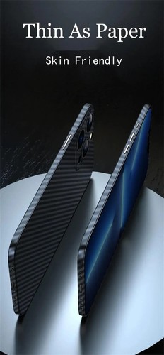 Ultracienkie etui z włókna węglowego do iPhone 15 13 12 11 14 Pro Max odporne na wstrząsy etui - Zdjęcie 9 z 23