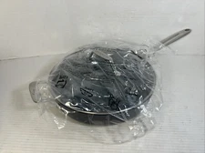 All Clad Saute Fry Pan Non Stick Hard Anodized Helper Handle 4 Qt Lid - NIP