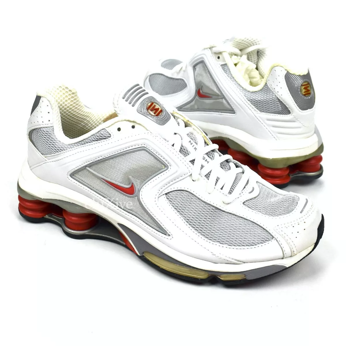 NWT Nike Shox International SAMPLE White Red Silver Ride 2003 Y2K DS 9 AUTHENTIC