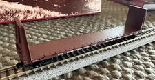 Micro-Trains N Scale #54040 61’ 8” Bulkhead Flat Car Trailer Train