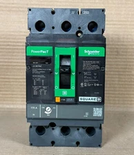 NEW SQUARE D JJL JJL36175C 3 Pole 175 Amp 600V Silk Screen Circuit Breaker NTO