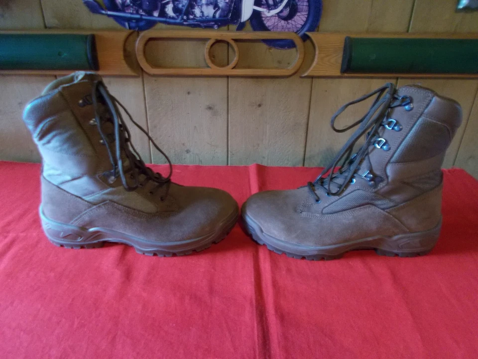 Originale Bottes rangers YDS FACON désert marron homme armée Anglaise P43 neuves - Photo 3/4