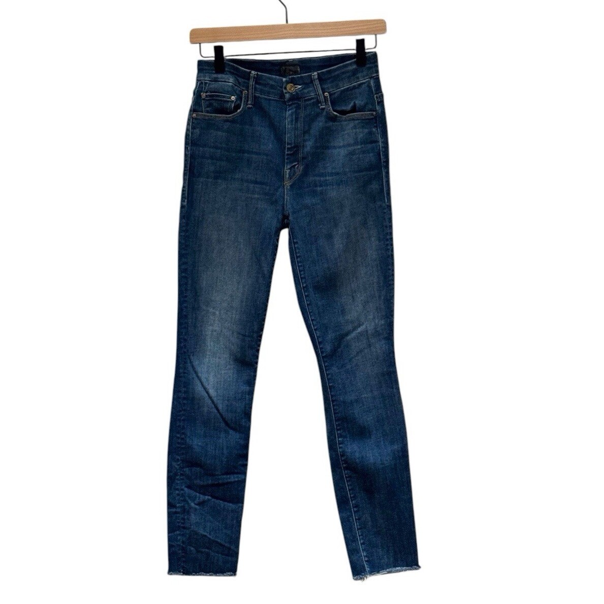 Mother High Waisted Looker Ankle Fray Not Rough Enough Women's Jeans  Size 26