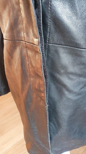MANGO MNG 100% Real Lamb Leather Womens Jacket UK Size L Soft Genuine Leather - Picture 8 of 9