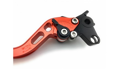 Par Palancas Manetas Cortas Freno Embrague Naranja KTM RC 125 200 390 2017-2021 - Picture 3 of 8