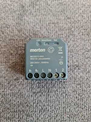 Merten Jalousieaktor Wiser UP 1f 2Eing 4A Funktion Schalten MEG5015-0001