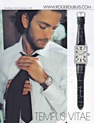 2005 Roger Dubuis Watches Print Ad Tempus Vitae