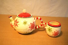 Dayspring Scripture Snowflake Teapot and 1 Cup Mug