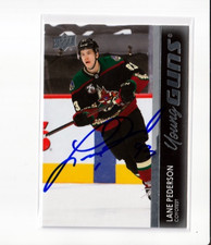 LANE PEDERSON autographed SIGNED '21/22 ARIZONA COYOTES 