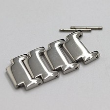 Coach Genuine 4 Link 6.504.029 Ladies Watch Bracelet Parts Silver Color 13mm
