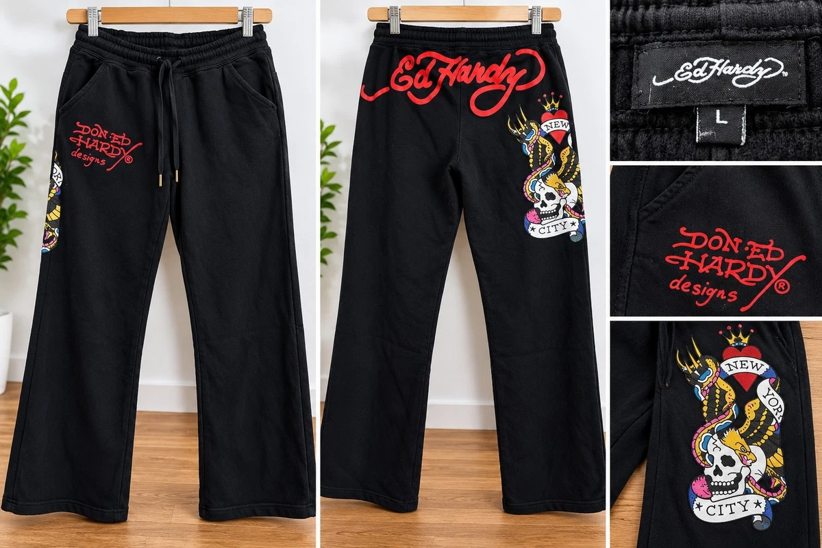 Ed Hardy Regular Size Pants for Women for sale | eBay