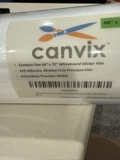 CANVIX Dry Erase Whiteboard Wall Decal Sticker 48x72 Inch Large Self-Adhesive