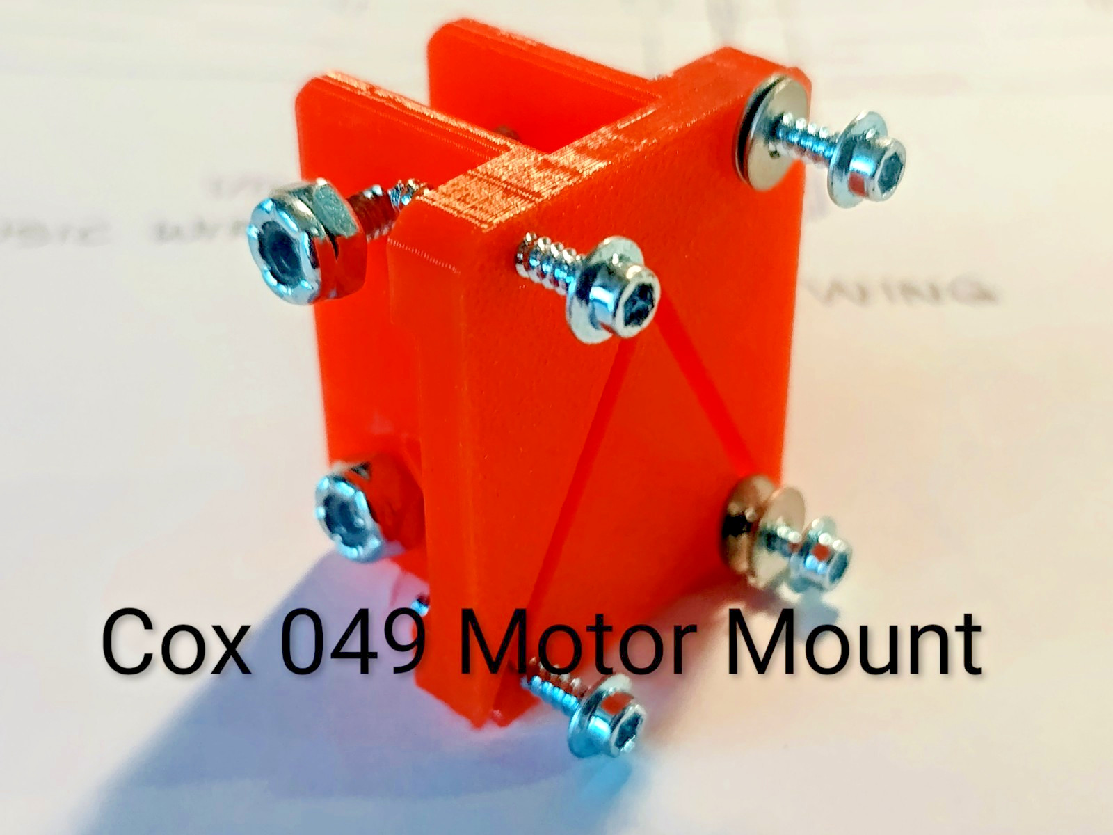 Cox engine 049 Motor Mount
