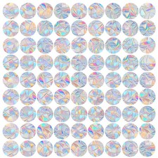 81 Pieces Circle Window Decals for Bird Strikes - Anti-Collision Rainbow