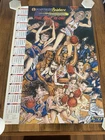 Vintage 1989-90 NBL Brisbane Bullets basketball poster/calendar 100x70cm