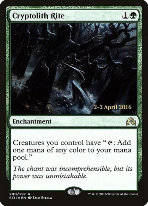 MTG English Cryptolith Rite NM Foil Promos: Prerelease Cards