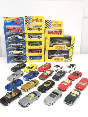 Maisto MC Toys Shell Supercar Collection + Rare Super Racer Mint Boxed Car Lot