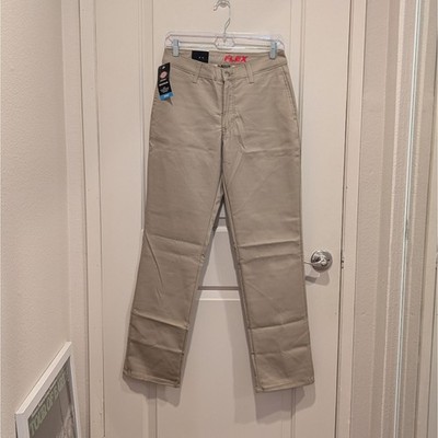 Dickies Women's Straight-Leg Work Pants in Khaki Size 4/27