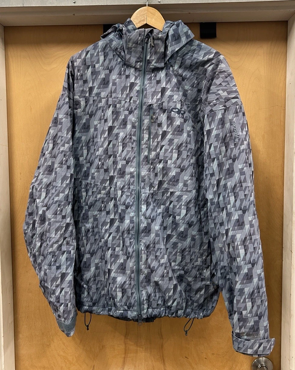 Outdoor Research Igneo Jacket Diablo Print Skiing Snowboarding Men’s Large Recco