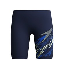 Speedo Jammer Badehose Badeshorts Medley Logo für Jungen Kinder Blau