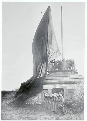 Numerous German towns had given themselves to wild abandon joy at e- Old Photo